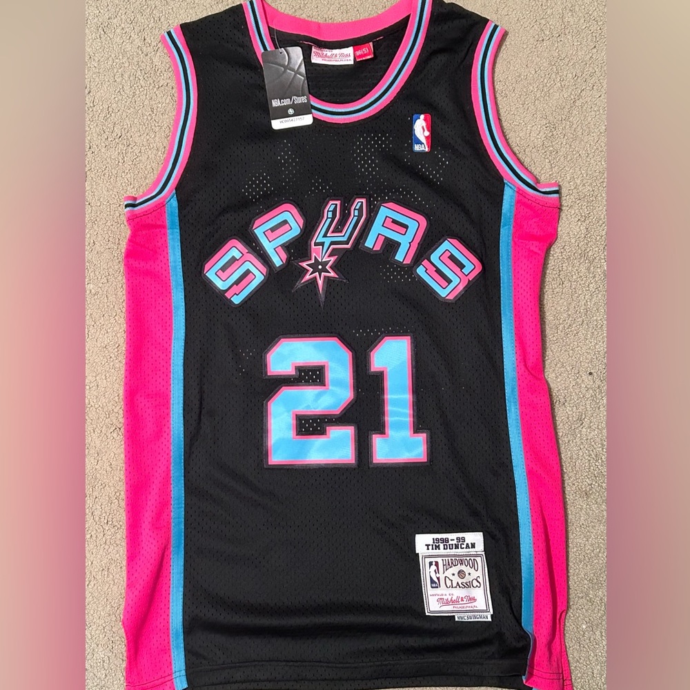 Mitchell & Ness Tim Duncan Jersey San Antonio Spurs